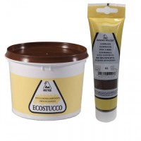 ВОДОРАСТВОРИМАЯ ШПАТЛЕВКА ECOSTUCCO 63 ТЕМНЫЙ ОРЕХ 1 КГ